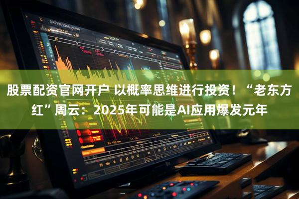 股票配资官网开户 以概率思维进行投资！“老东方红”周云：2025年可能是AI应用爆发元年